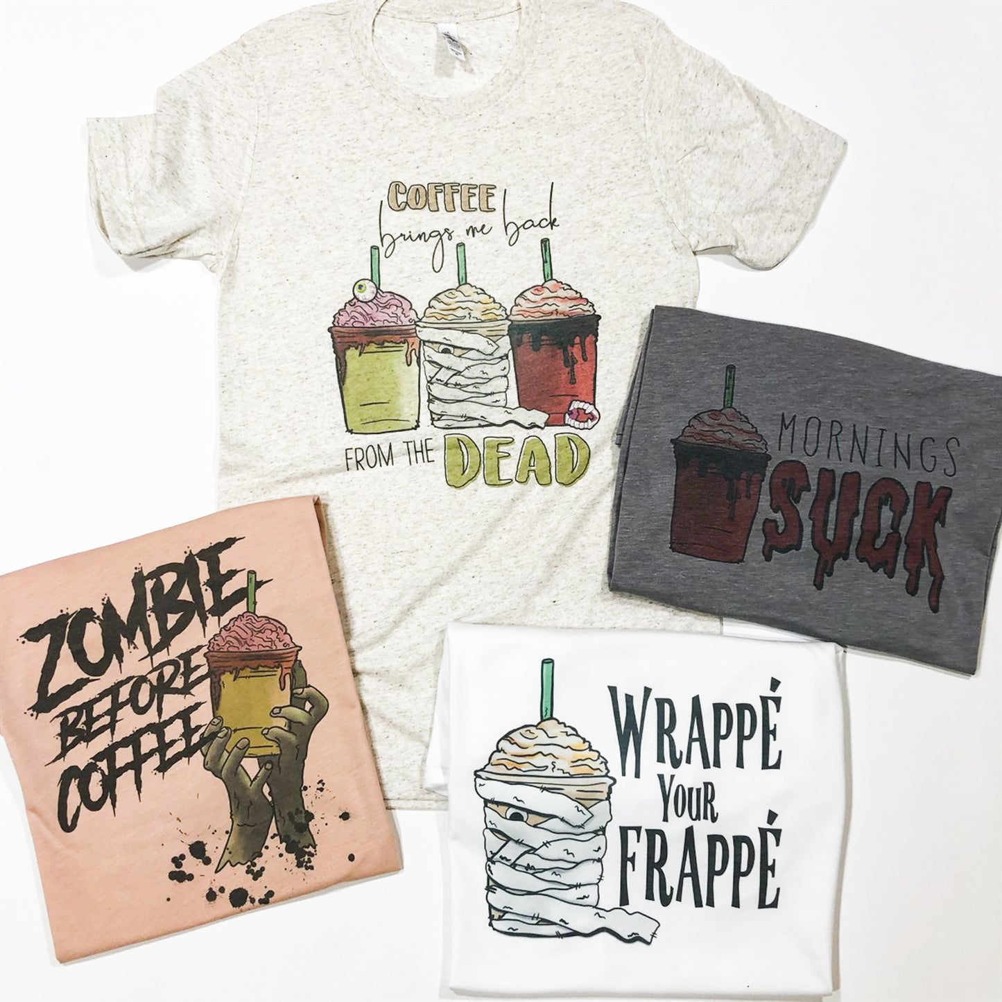 Zombie Before Coffee Tee