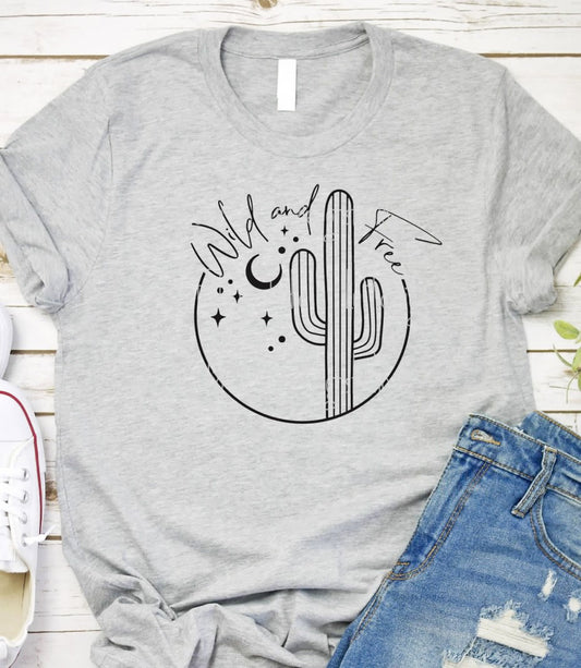Wild & Free Cactus Tee