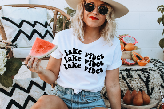 Lake Vibes T-Shirt or Crew Sweatshirt