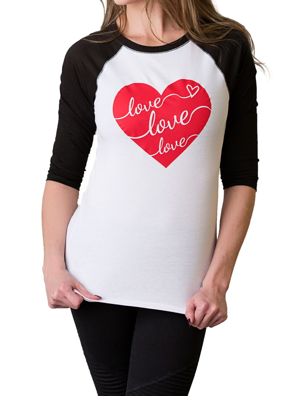 Women's Raglan Love Tee