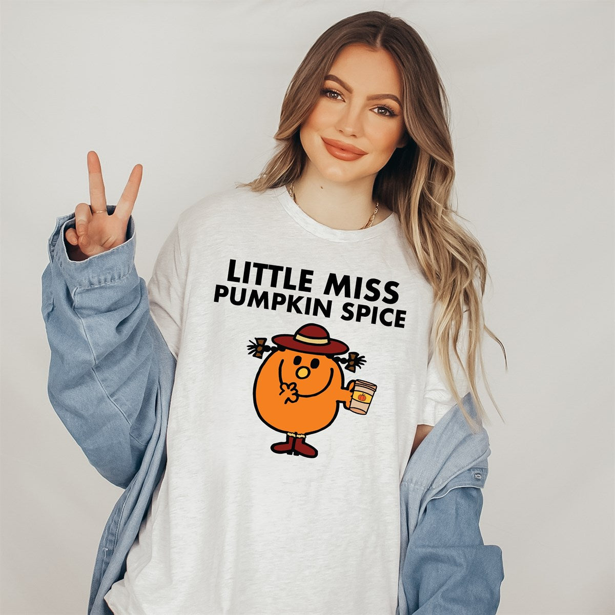 *Little Miss Pumpkin Spice T-Shirt or Crew Sweatshirt