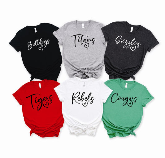 Personalized Sports Mascot Tee