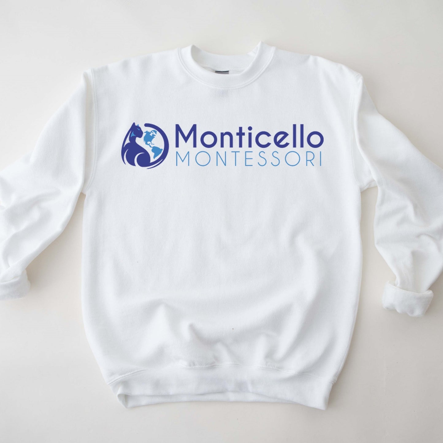 Monticello Signature Logo Design: Tees, Crews & Hoodes: Adult& Youth