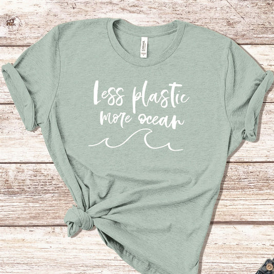 Less Plastic More Ocean Tee