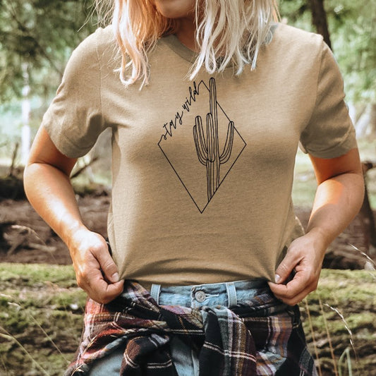Stay Wild Cactus Tee