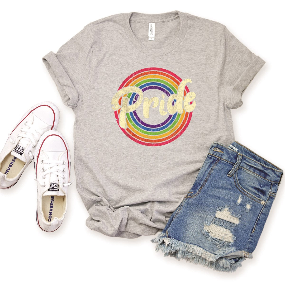 Pride Rainbow Circle Tee