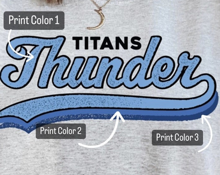 Bella Retro Color Fade Custom Tees