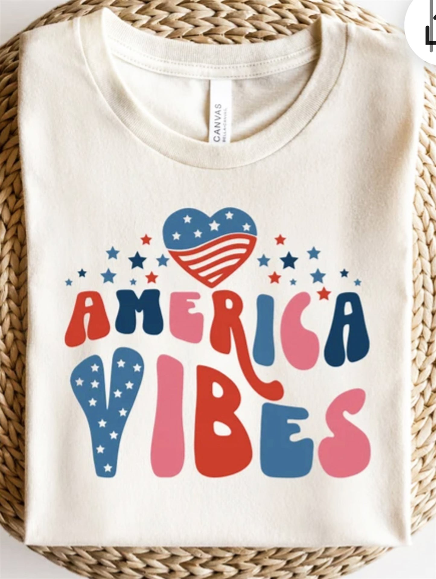 America Vibes Retro T-Shirt or Crew Sweatshirt