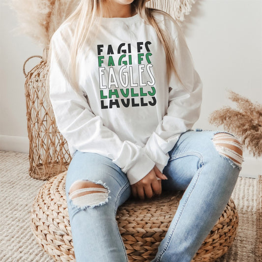 *Retro Stacked Long Sleeve Tees