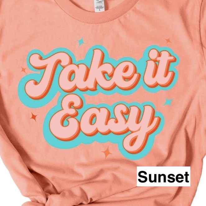 Retro Take It Easy Tee