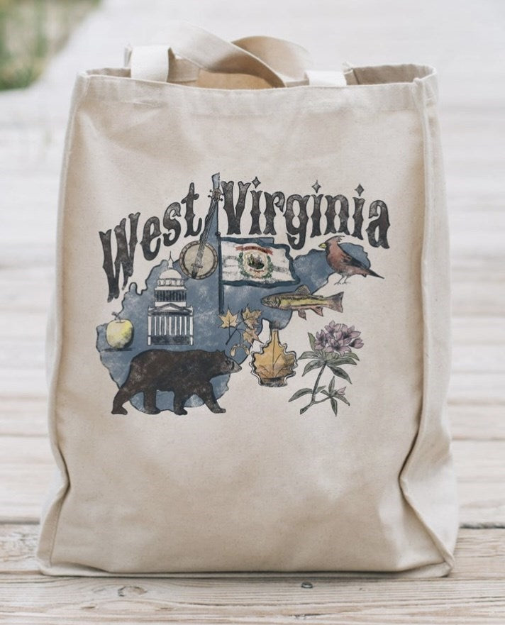 West Virginia Canvas Bag