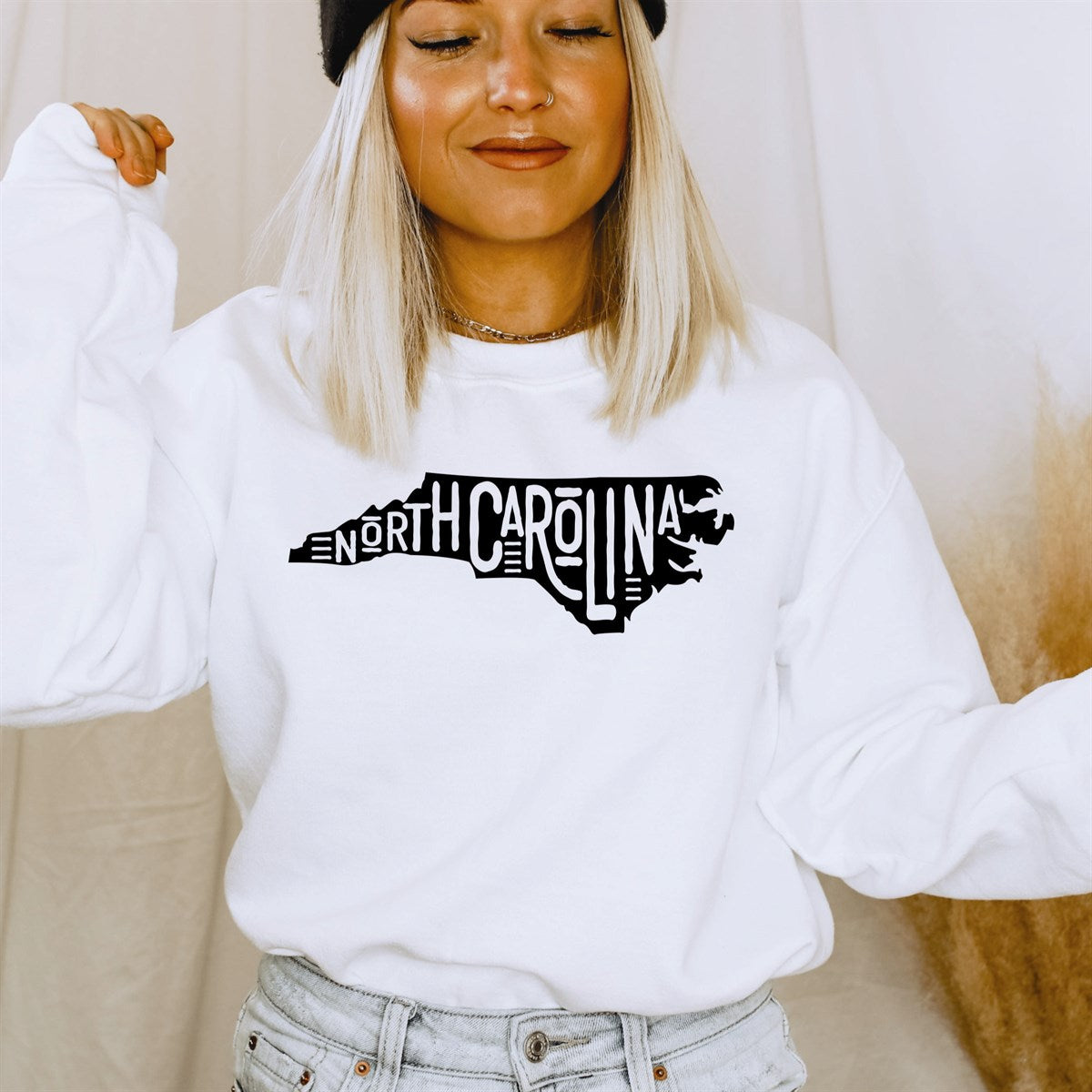*State Silhouette Crew Sweatshirts