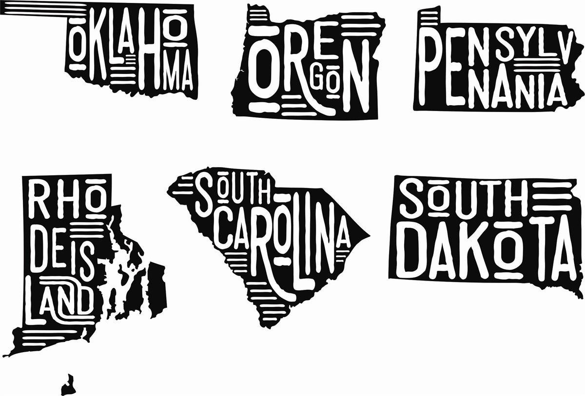*State Silhouette Tees
