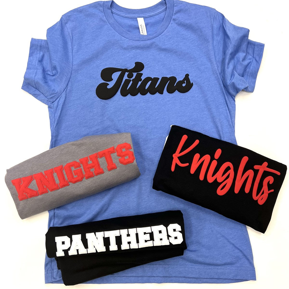 Team Puff Print Tees – Elle Emmy - Main Image