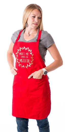 Meet Me Under The Mistletoe Apron