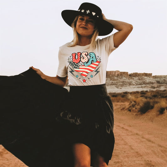 *USA Eagle T-Shirt or Crew Sweatshirt