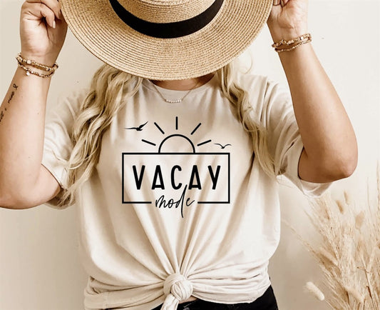 Vacay Mode T-Shirt or Crew Sweatshirt