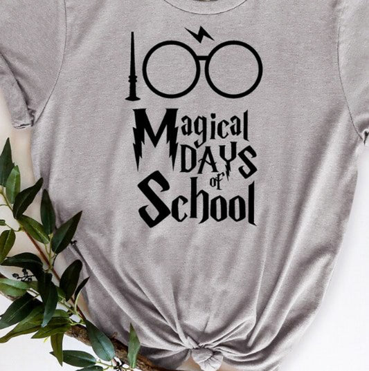 100 Magical Days Of School Tee