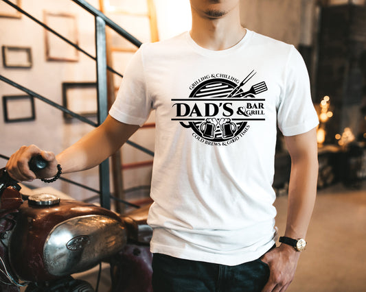 Dad's Bar & Grill T-Shirt or Crew Sweatshirt