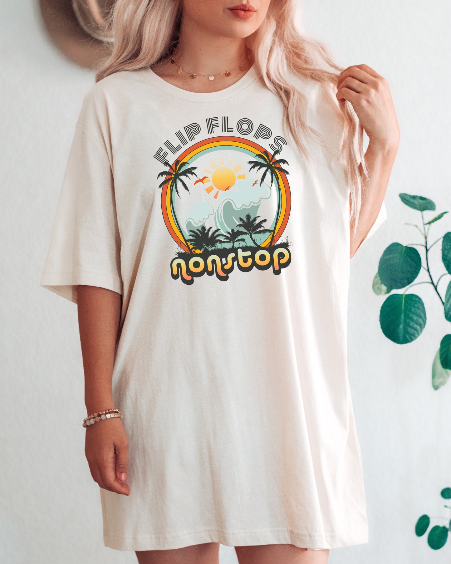 Flip-Flops Nonstop T-Shirt or Crew Sweatshirt