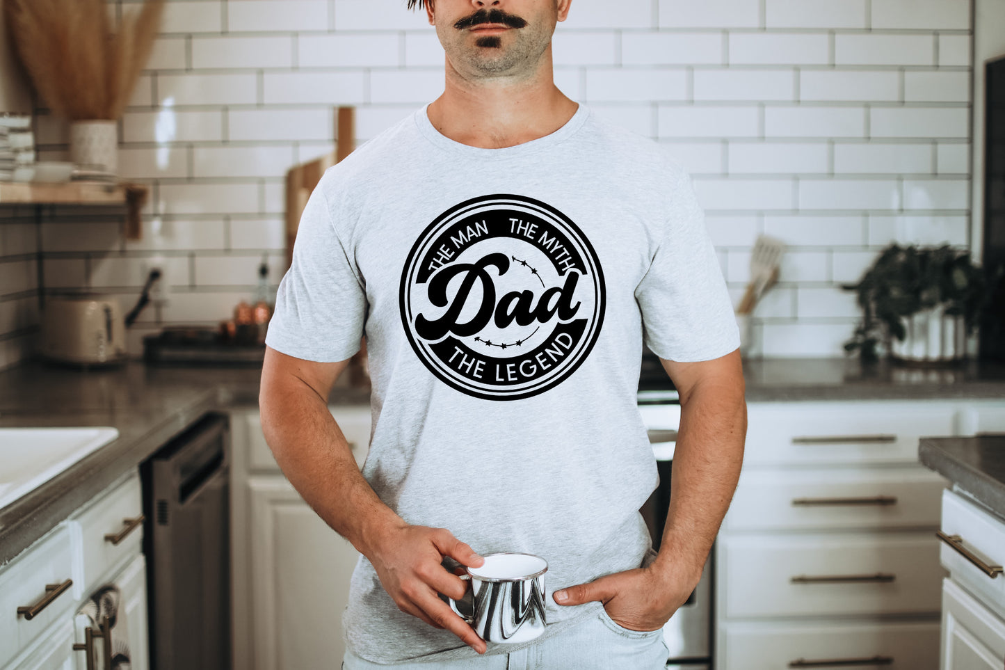 Dad The Man The Myth The Legend T-Shirt or Crew Sweatshirt