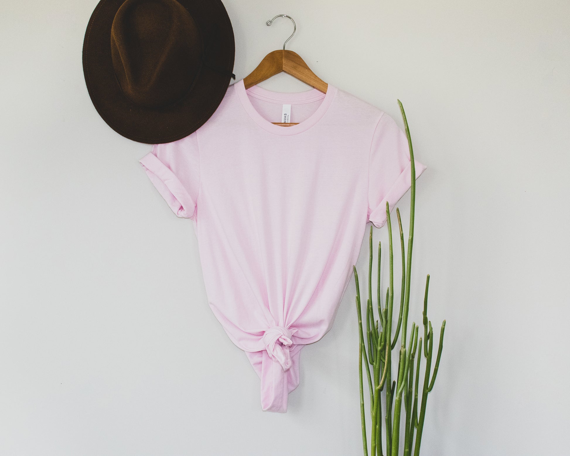 Soft Pink Bella Canvas Unisex Tee – Elle Emmy - Main Image