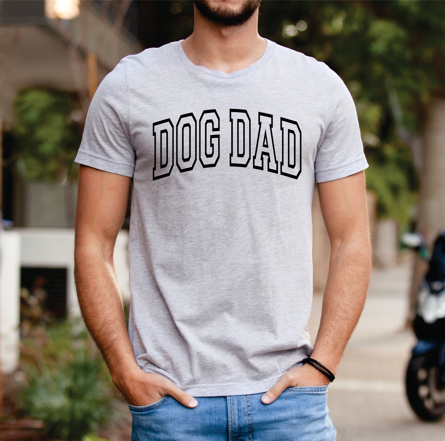 Dog Dad T-Shirt or Crew Sweatshirt