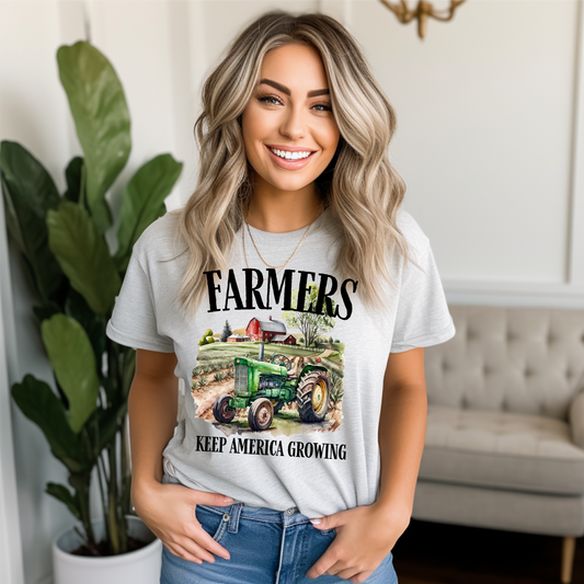 *Farmers Keep America Growing T-Shirt or Crew Sweatshirt