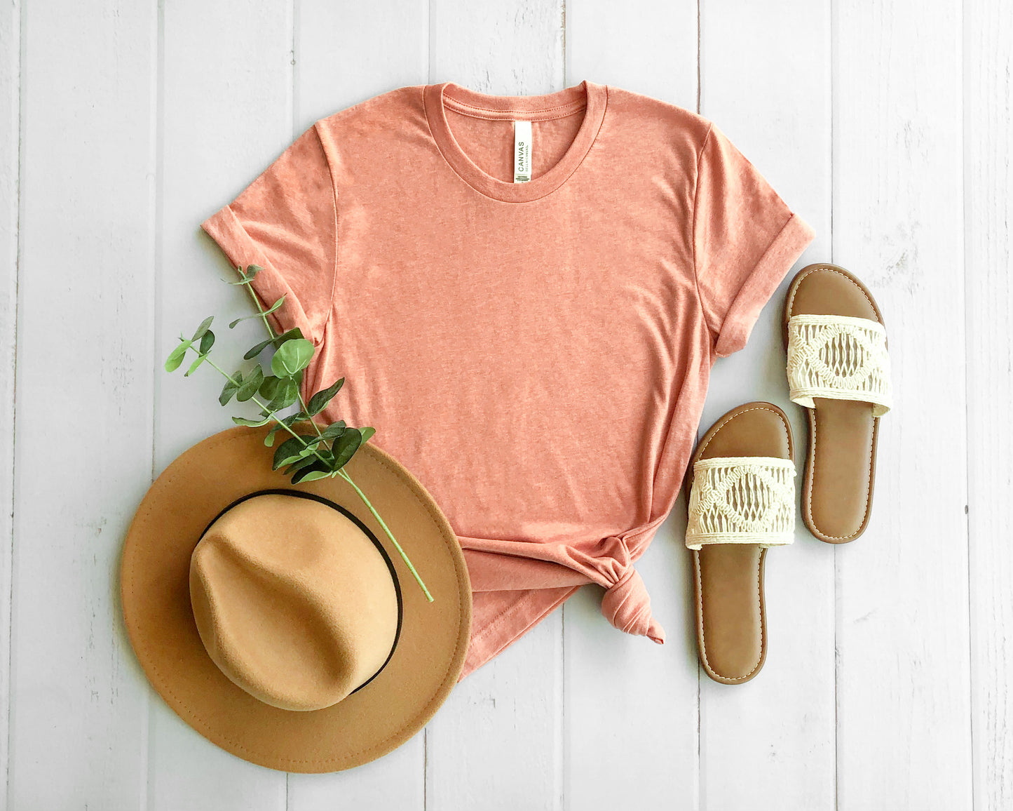 Heather Sunset Bella + Canvas Unisex Tee