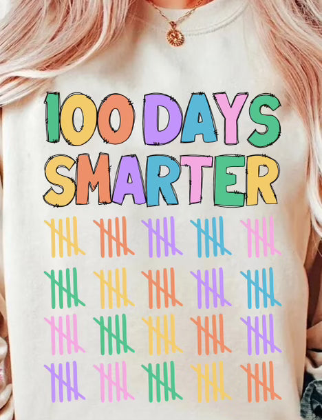 100 Days Smarter Crew Sweatshirt