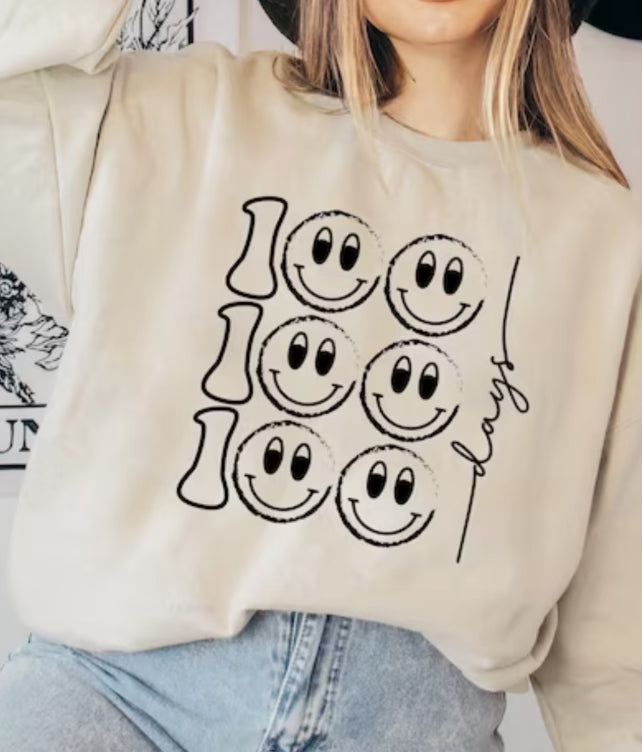 100 (Stacked) Days Crew Sweatshirt