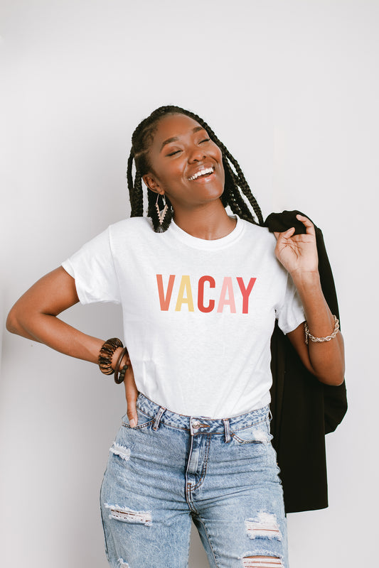 Vacay T-Shirt or Crew Sweatshirt