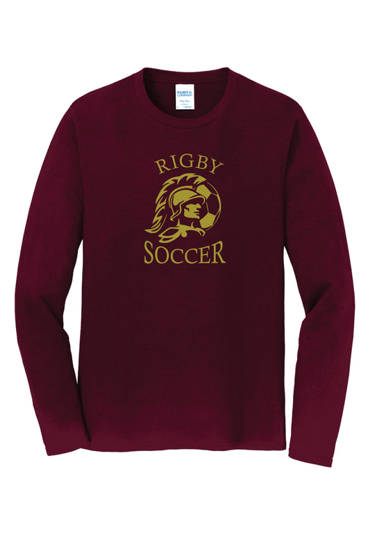 Trojans Rigby Soccer Personalized Long Sleeve T-Shirt