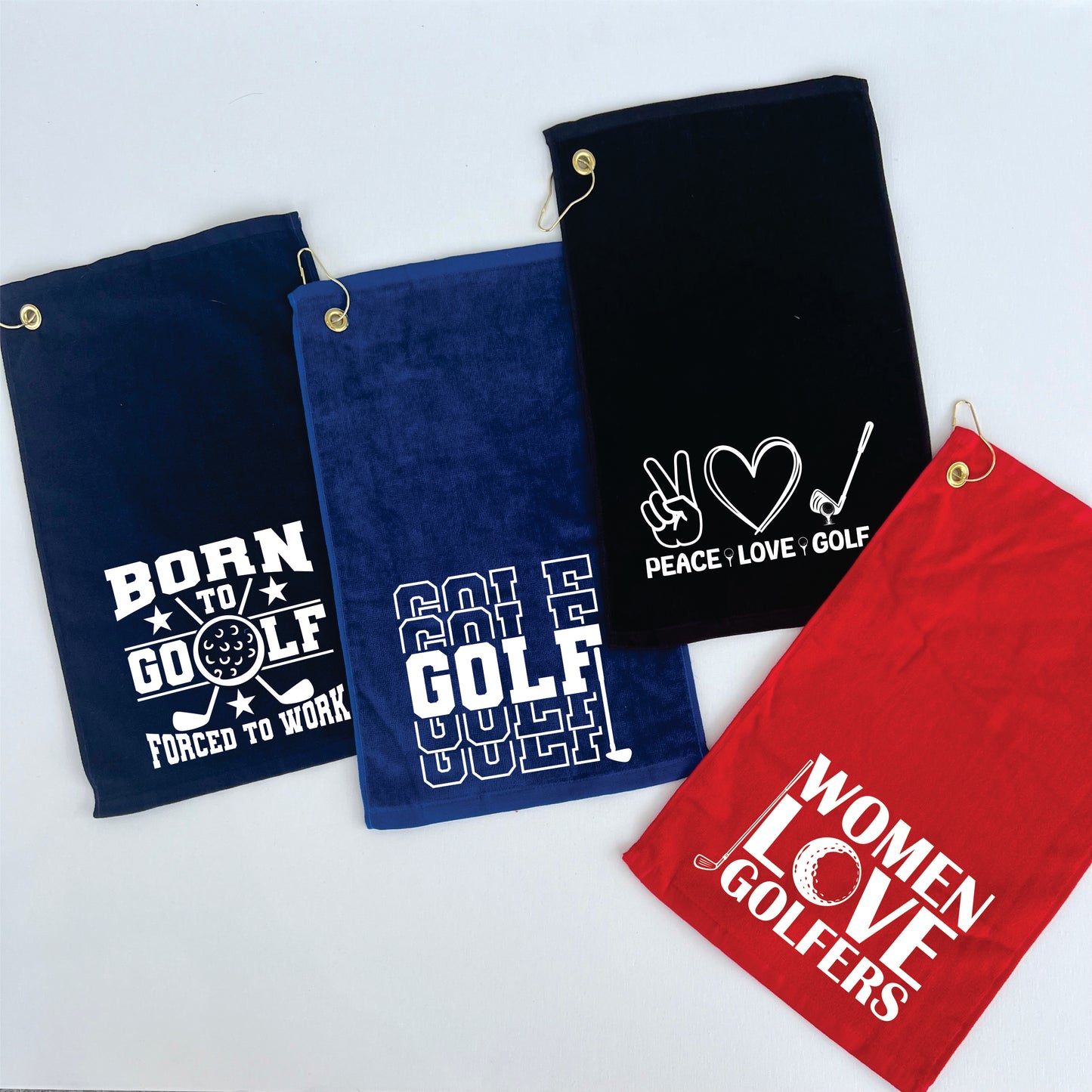 Funny Golf Towels (Set C)