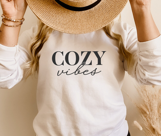 Cozy Vibes Crew Sweatshirt