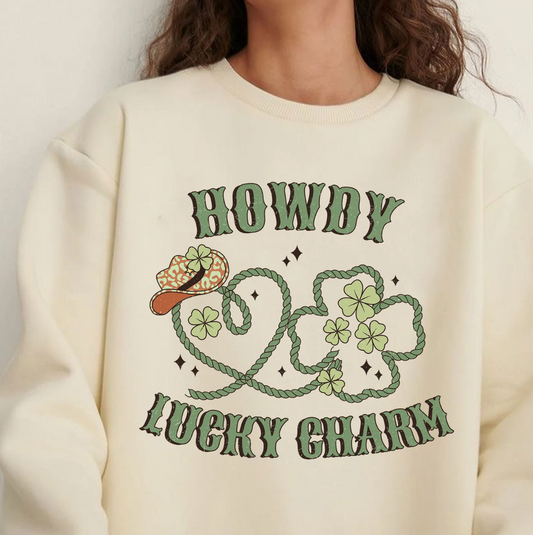 Howdy Lucky Charm Crew Sweatshirt