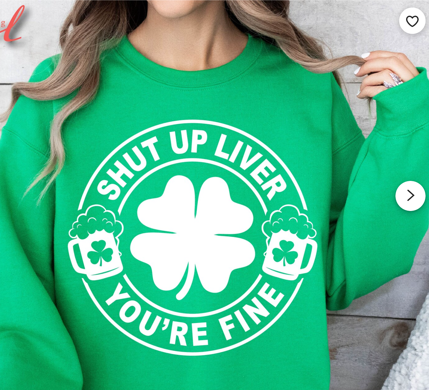 Shut Up Liver You're Fine Beer Crew Sweatshirt