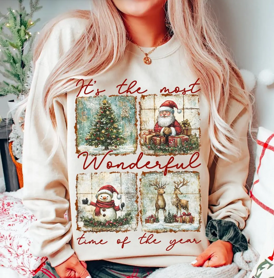 It's The Most Wonderful Time Of The Year Vintage T-Shirt or Crew Sweatshirt