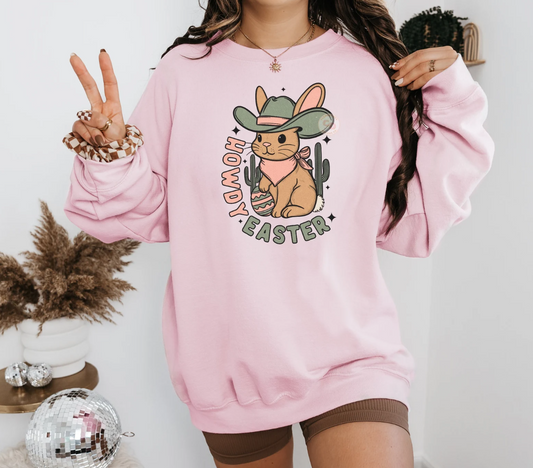 Howdy Easter T-Shirt or Crew Sweatshirt