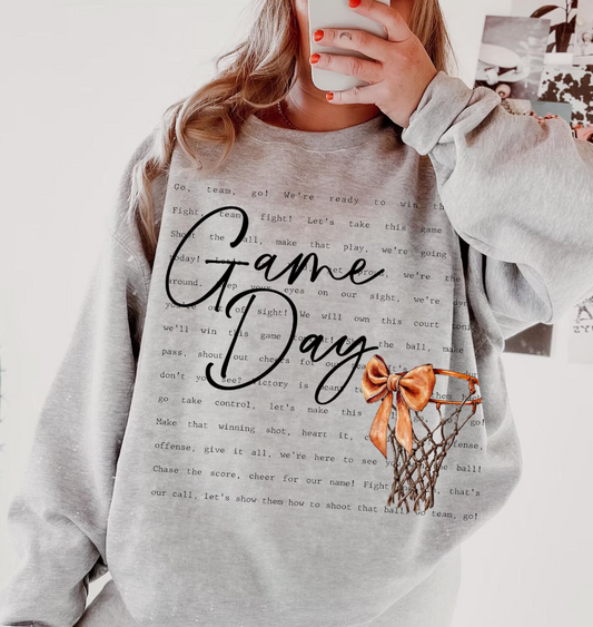 Basketball Game Day T-Shirt or Crew Sweatshirt