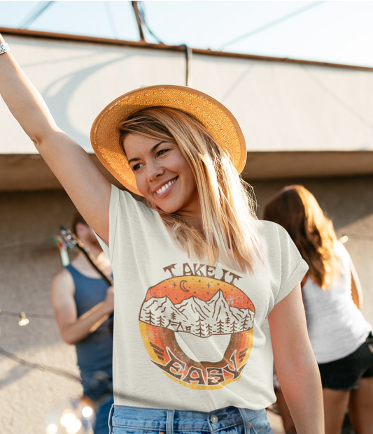 Take It Easy Aztec T-Shirt or Crew Sweatshirt