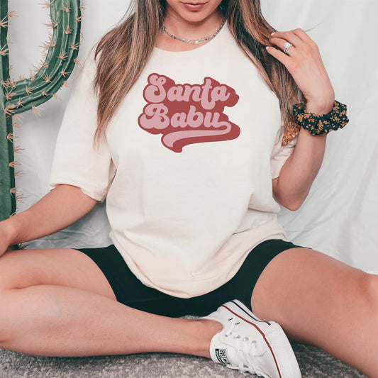 Santa Baby Retro Tee