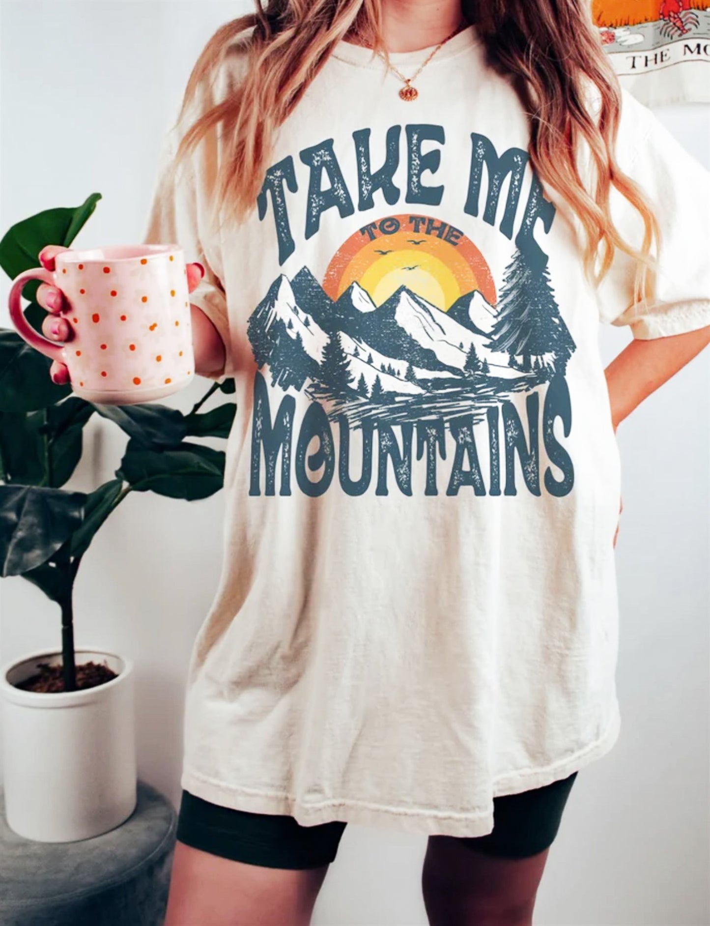 Take Me To The Mountains T-Shirt or Crew Sweatshirt