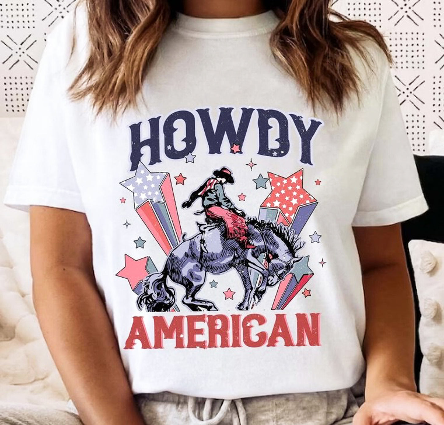 Howdy American T-Shirt or Crew Sweatshirt