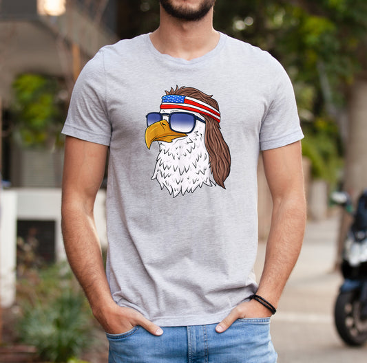 Patriotic Eagle T-Shirt or Crew Sweatshirt