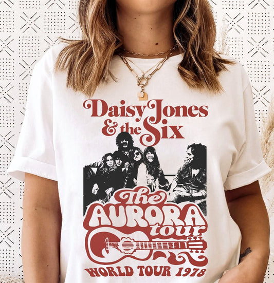Daisy Jones & The Six The Aurora Tour T-Shirt or Crew Sweatshirt