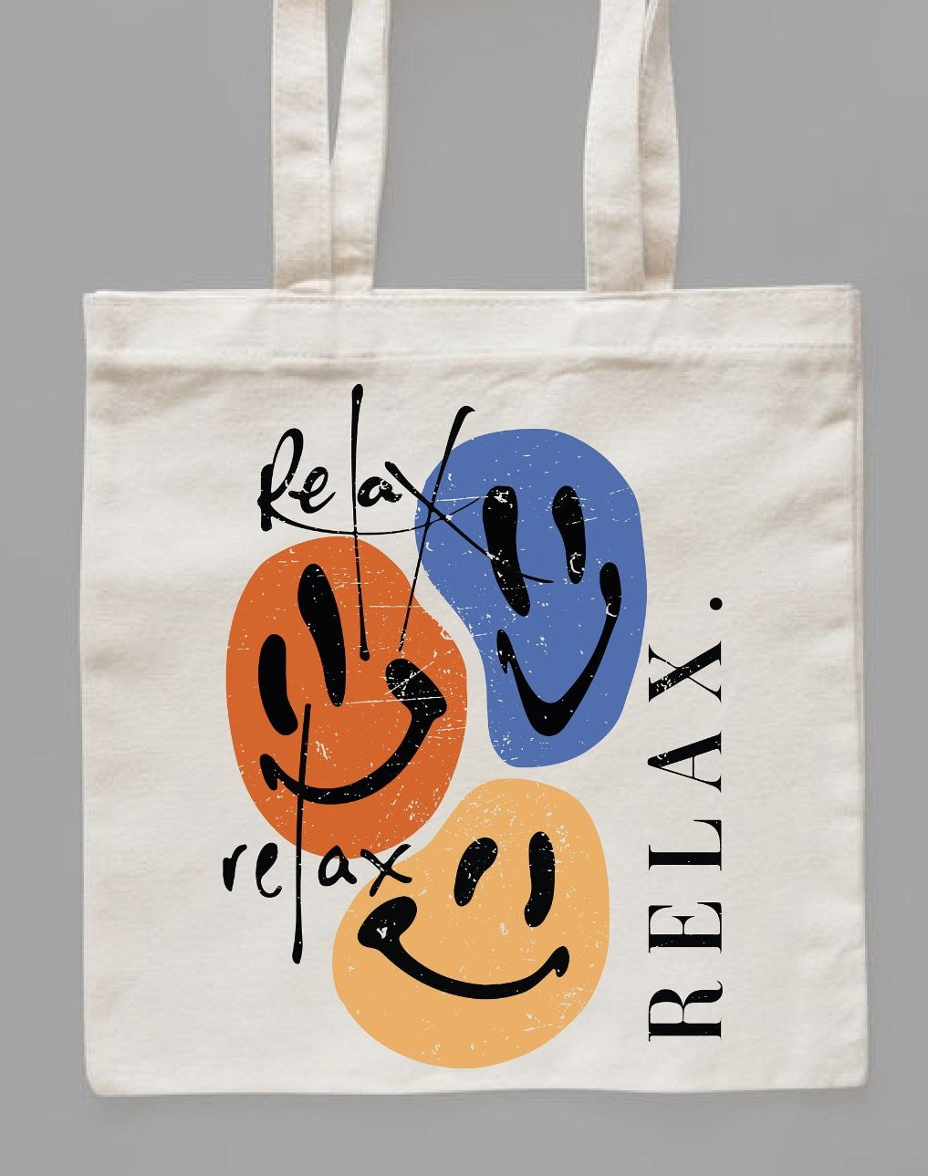 Relax Smileys Canvas Bag