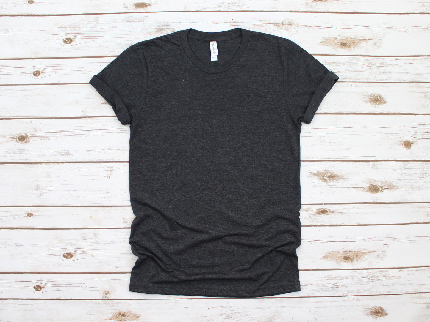 Dark Grey Bella + Canvas Unisex Tee