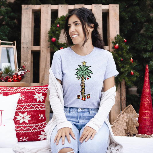 Christmas Palm Tree Tee