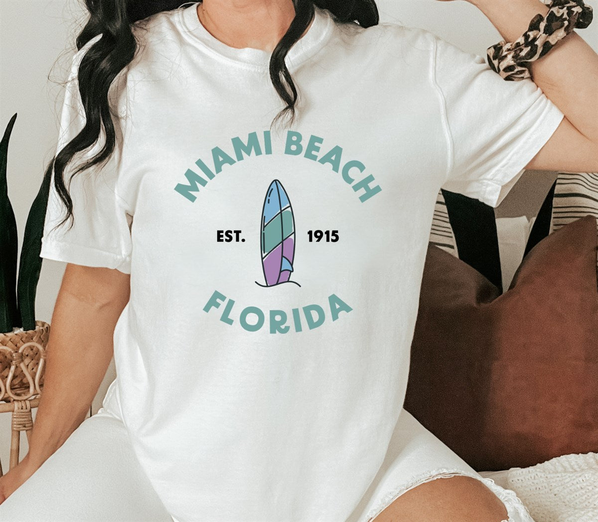 Personalized Beach Town T-Shirt or Crew Sweatshirt